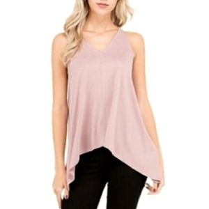 New COA Luxurious Rose Knit Swing Tank Top